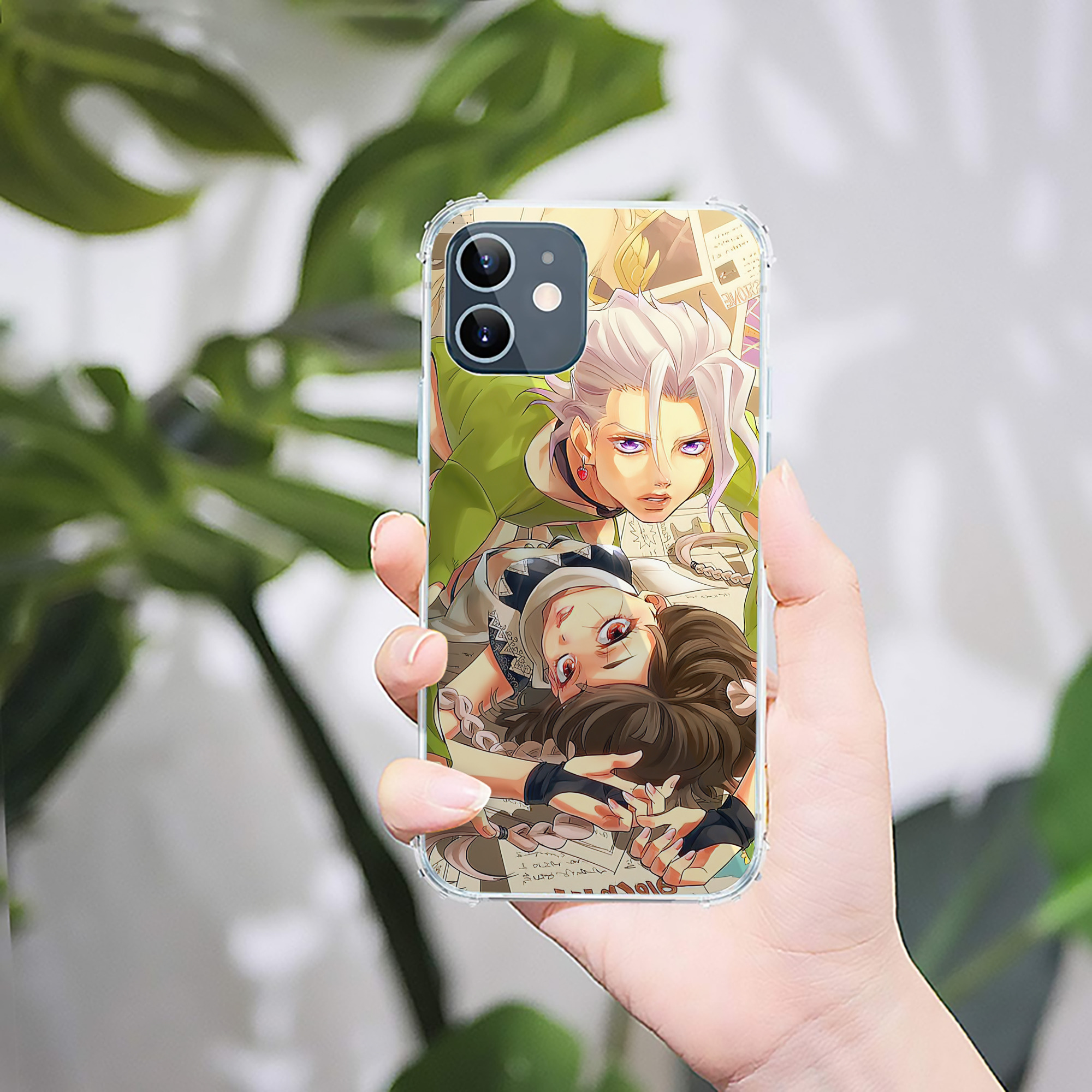 （画像用） ジョジョの奇妙な冒険 JoJo's Bizarre Adventure 【iPhone 12シリーズ対応】透明スマホケース（クリアソフトケース）